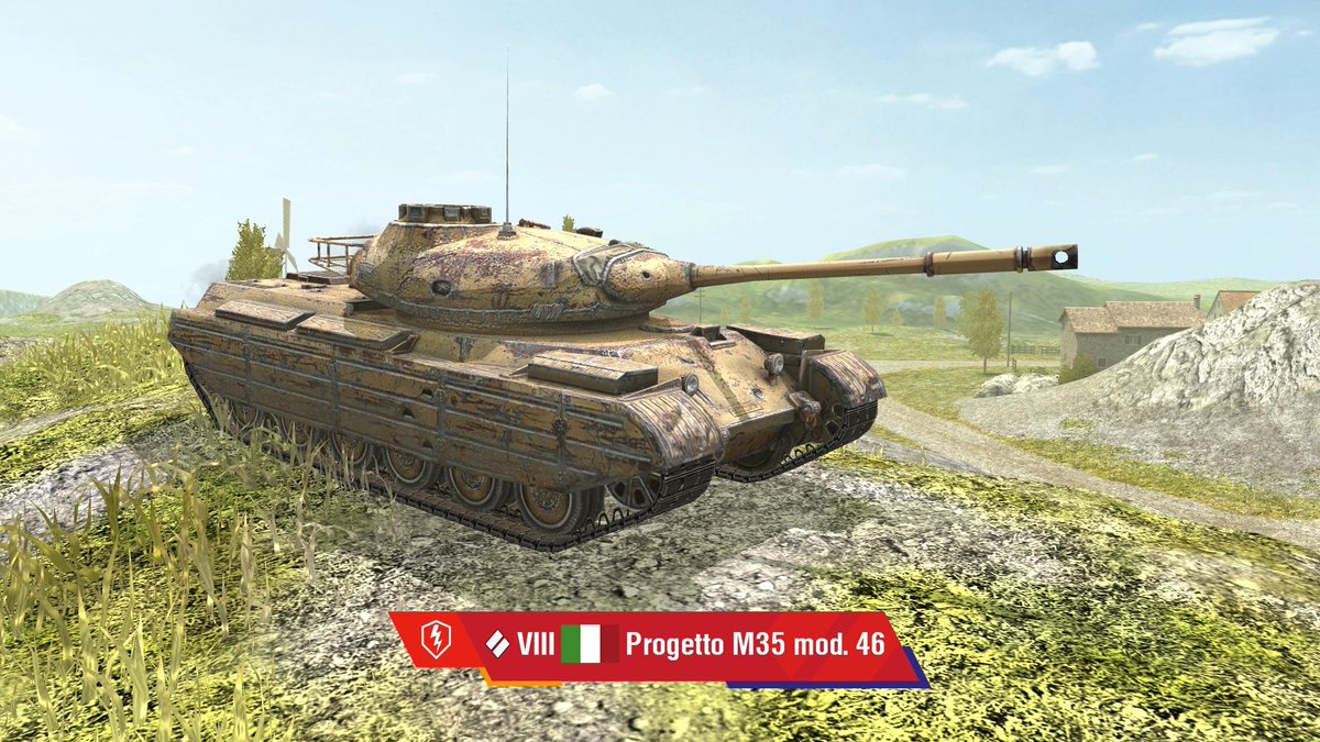 купить танк Progetto M35 mod. 46 World of Tanks Blitz